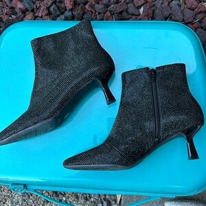 Alex Marie bling black booties